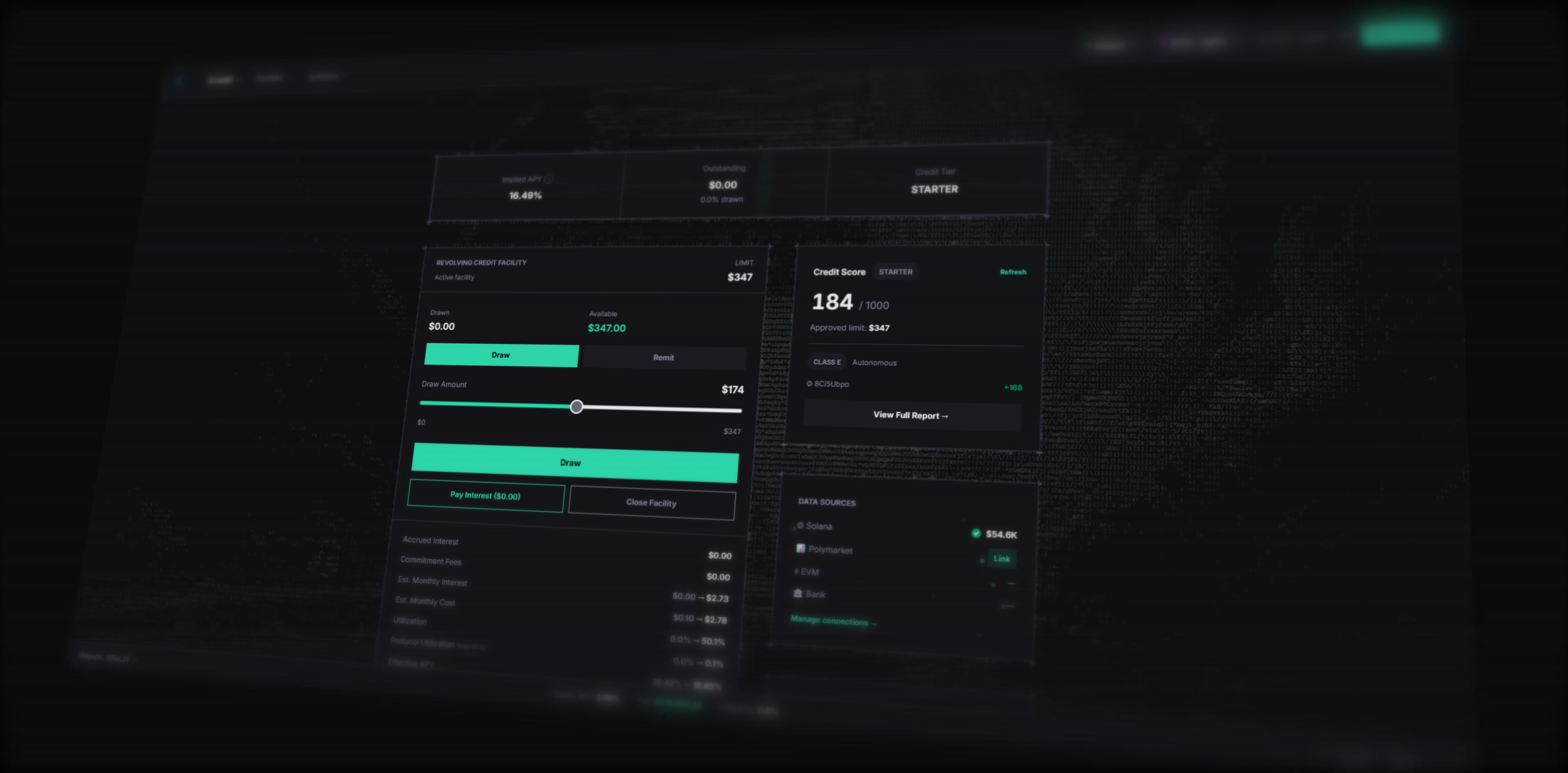 Smart-Collateralized Credit Lines